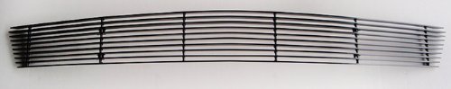 06-10 Chevy Corvette C6 Lower Bumper 1PC Bolton Black Billet Grille Grill Insert