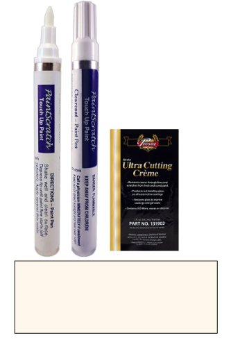 1986 Chevrolet Corvette White 40/WA8554 Touch Up Paint Pen Kit - Original Factory OEM Automotive Paint - Color Match Guaranteed