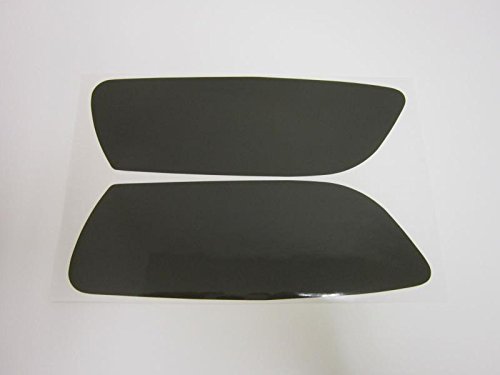 Aggressive Overlays C6-FOG-1 - C6 Corvette Smoked Fog Light Vinyl Smoked Overlays tinted vinyl film