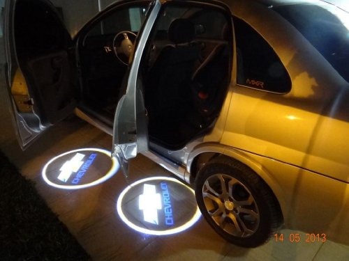 2 x 5th Golden Newest LED car door Shadow laser projector logo light for Chevrolet Camaro Caprice Captiva Celta Colorado Corvette Cruze Lacetti Lova Malibu Chevy Aveo Camaro Caprice Captiva Celta Colorado Corvette Cruze Lacetti Lova Malibu Aveo