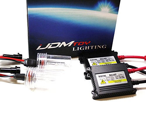 iJDMTOY AC Digital Slim Ballasts HID Xenon Conversion Kit, 5202 Bulb Size, 6000K Xenon White, Good For Headlights Fog Lights