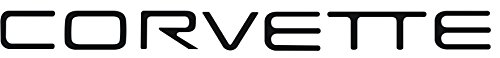 Chevy Corvette 91-96 Rear Bumper Inlay Decals (Black)