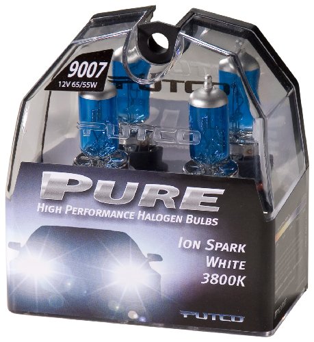 Putco 230010SW Premium Automotive Lighting Ion Spark White Halogen Headlight Bulb