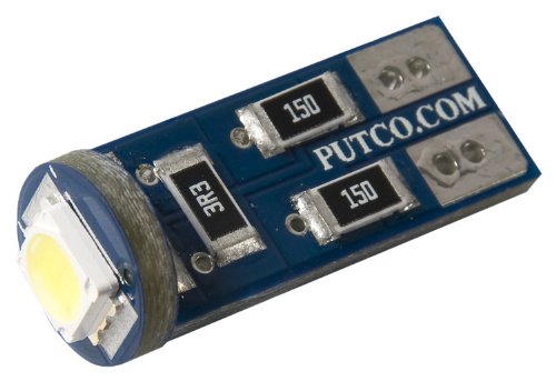 Putco 280003W Type T White LED Stick Bulb - Pair
