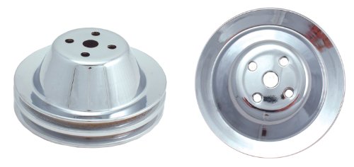 Spectre Performance 4378 Chrome Steel Pulley for Small Block Chevy