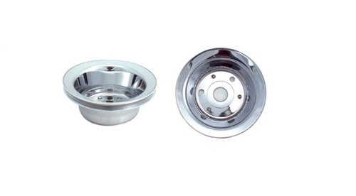 Spectre Performance 4428 Chrome Steel Pulley for Small Block Chevy