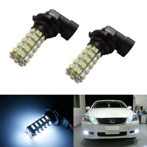 iJDMTOY 68-SMD H10 9145 LED Fog Light Replacement Bulbs, Xenon White