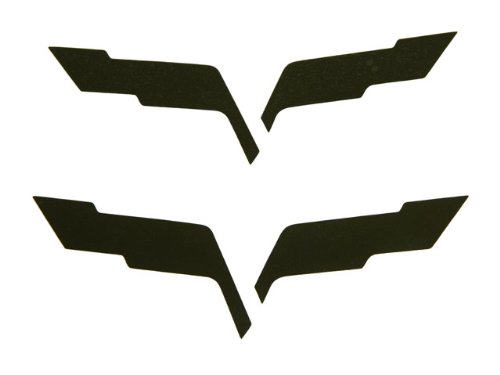 2005-2013 Corvette Emblem Blackout Overlay Set of 2 2005-2013 Corvette Emblem Blackout Overlay Set of 2