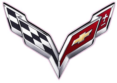 Corvette Flag 2014 Decal Corvette Flag 2014 Decal