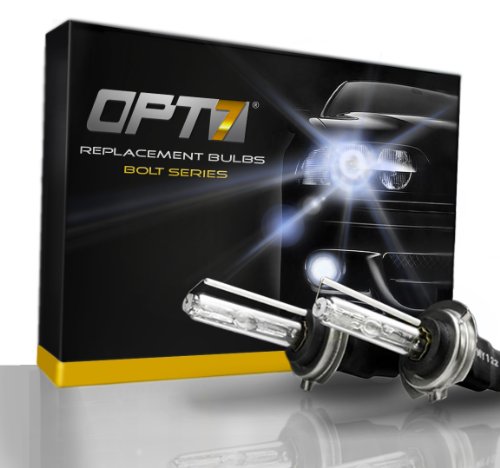 OPT7® Bolt Z-Arc HID Replacement AC Bulbs - 9006 (10000K, Blue) Xenon Light