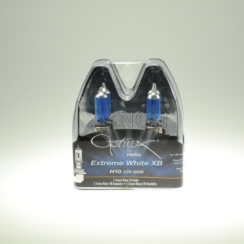 Optilux H71071012 XB Series H10 12V/65W Xenon White Halogen Bulb Set