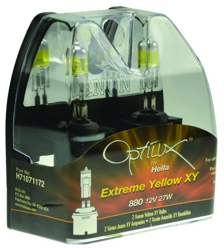 Optilux H71071172 XY Series 880 12V/27W Xenon Yellow Halogen Bulb Set