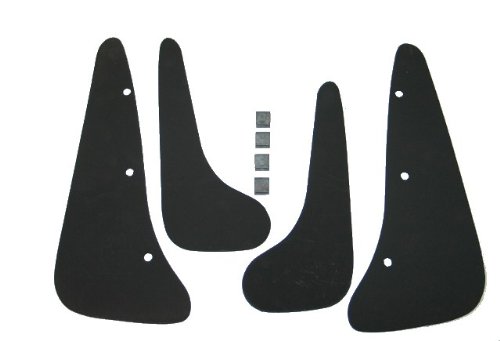 1997-2004 Corvette Black Splash Guards 1997-2004 Corvette Black Splash Guards