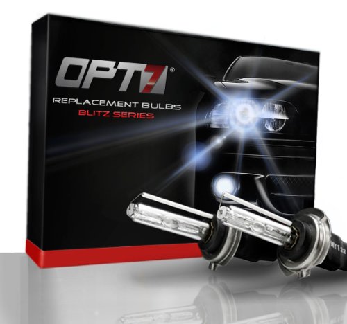 OPT7® Blitz Z-Arc HID Replacement DC Bulbs - 9006 (5000K, White) Xenon Light