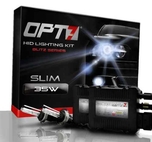 OPT7® Blitz Slim HID Xenon Conversion Kit - 9006 (10000K, Deep Blue) - 2 Year Warranty