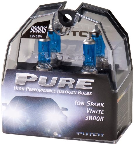 Putco 239006XSW Premium Automotive Lighting Ion Spark White Halogen Headlight Bulb