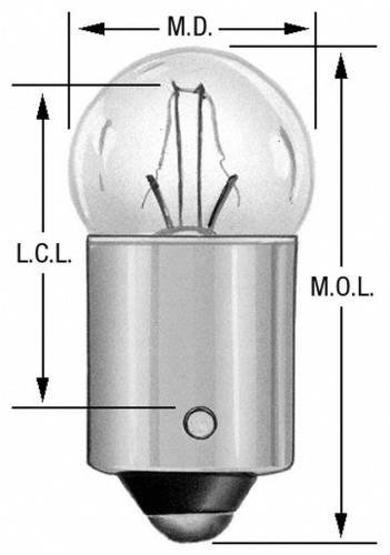 Wagner Lighting 53 Miniature Interior & Exterior Light Bulb