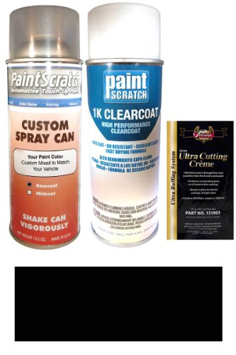 2008 Chevrolet Corvette Black 41/WA8555 Touch Up Paint Spray Can Kit - Original Factory OEM Automotive Paint - Color Match Guaranteed