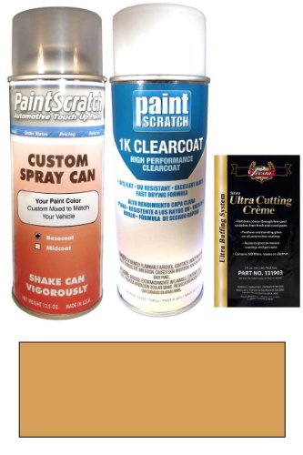 1987 Chevrolet Corvette Gold Metallic 53/WA7725 Touch Up Paint Spray Can Kit - Original Factory OEM Automotive Paint - Color Match Guaranteed
