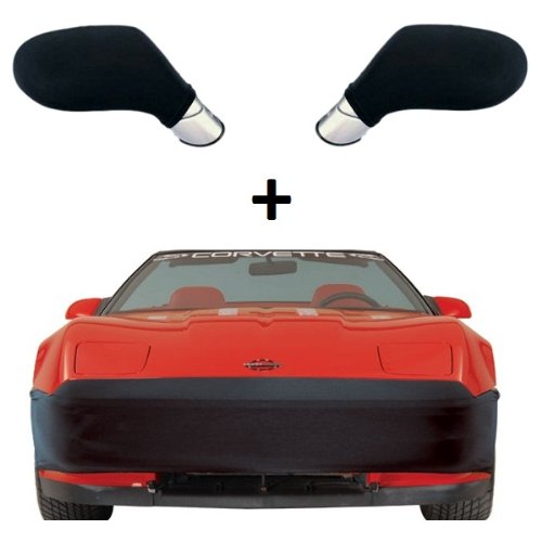C4 Corvette Stretch Front Bra and Stretch Mirror Covers Fits: All 84 through 96 Corvettes