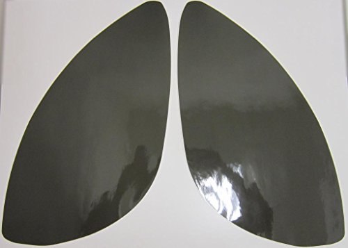 Aggressive Overlays C6-FULL-HL - C6 Corvette Smoked Head Light Smoked Overlays tinted vinyl film Headlight precut