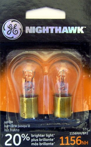 GE NIGHTHAWK 1156 Replacement Bulbs, (2 Pack)