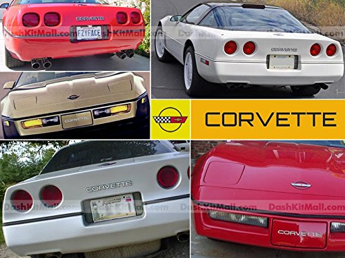 Chevrolet Corvette C4 1984-1990 Front/rear Bumper Chrome Letters Inserts