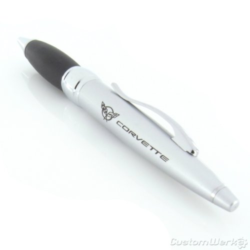 Corvette C5 Pen Silver Finish Corvette C5 Pen Silver Finish