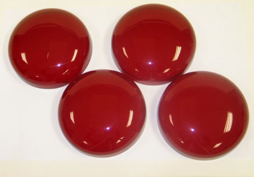 Corvette Red Bubble Tail Light Lens Covers 4 Red Lenses Corvette Red Bubble Tail Light Lens Covers 4 Red Lenses