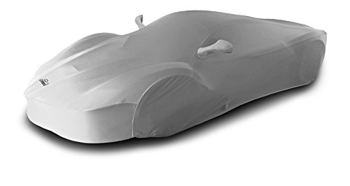 Coverking Custom Car Cover for Select Chevrolet Corvette Models - Satin Stretch (Pearl White)