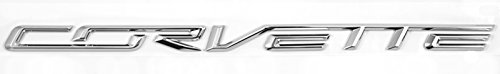 2014 & 2015 C7 Corvette Chrome Rear Trunk Bumper Letters Brand Name Emblem