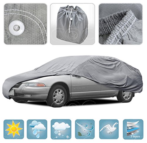 Car Cover for Chevrolet Corvette 62-14 Waterproof Sun Dust 5 Layers UV Block