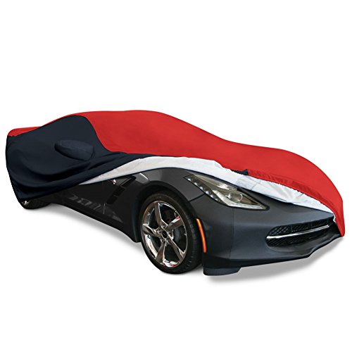 C7 Corvette Stingray Ultraguard Plus Car Cover - Indoor/Outdoor Protection : Red/Black C7 Corvette Stingray Ultraguard Plus Car Cover - Indoor/Outdoor Protection : Red/Black