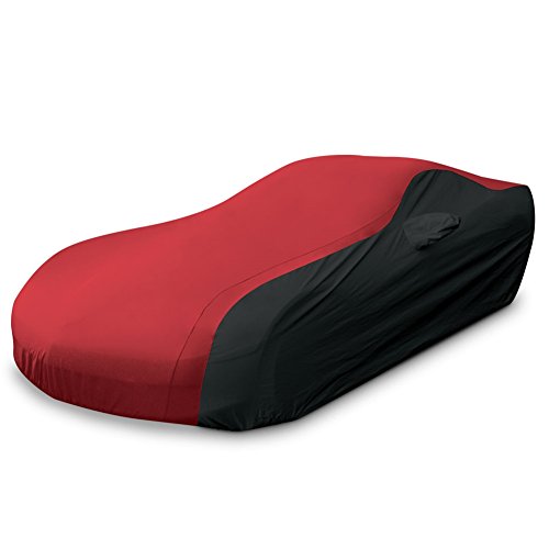 C6 Corvette Ultraguard Car Cover - Indoor/Outdoor Protection : Red/Black