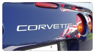 C5 Rear Bumper Letters [1997-2004]