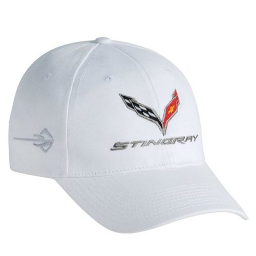 2014 Chevrolet Corvette C7 Stingray Hat White 2014 Chevrolet Corvette C7 Stingray Hat White