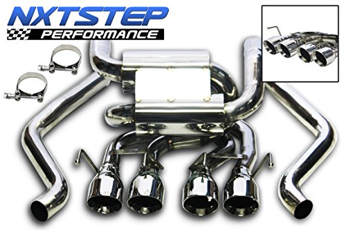 NXT STEP PERFORMANCE Corvette C6 T304 Stainless Steel Axle Back System 2005 - 2008