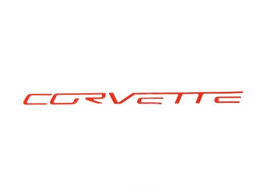 2005-2013 Corvette Dash Air Bag Domed Letters Red 2005-2013 Corvette Dash Air Bag Domed Letters Red