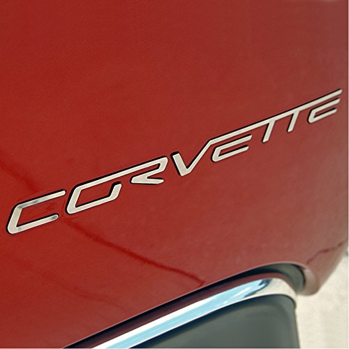 Corvette Rear Letters - Mirror Finish Stainless Steel (Set) : C6,Z06,ZR1,Grand Sport Corvette Rear Letters - Mirror Finish Stainless Steel (Set) : C6,Z06,ZR1,Grand Sport