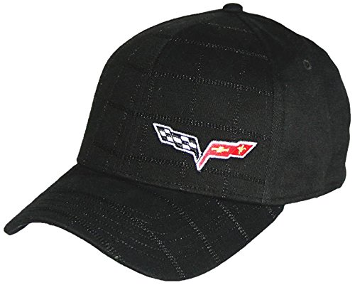 Corvette Black Prepp Fitted Hat