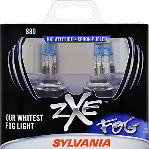 SYLVANIA 880 SilverStar zXe High Performance Halogen Fog Light Bulb (Pack of 2)