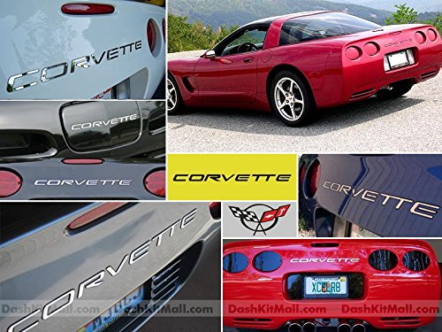 Chevrolet Corvette C5 1997-2004 Front/rear Bumper Chrome Letters Inserts