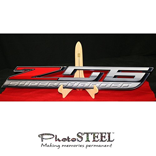 C7 Corvette ZO6 Super Charged Wall Emblem Large Metal Z06 Art 2015 2016 Full 35