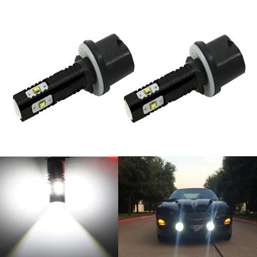 JDM ASTAR Extremely Bright Max 50W High Power 880 890 892 CREE LED Bulbs for DRL or Fog Lights, Xenon White