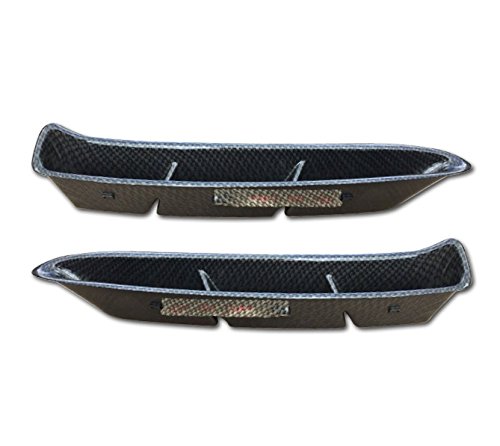 Corvette C6 Z06 Carbon Fiber HydroGraphics Front Fender Grilles 2006 - 2013 Corvette C6 Z06 Carbon Fiber HydroGraphics Front Fender Grilles 2006 - 2013