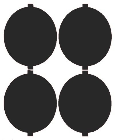 Precut Vinyl Tint Cover for 2005-2012 Chevrolet Corvette Taillights (20% Dark Smoke)