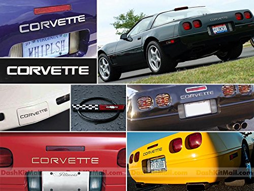 Chevrolet Corvette C4 1991-1996 Front/rear Bumper Chrome Letters Inserts