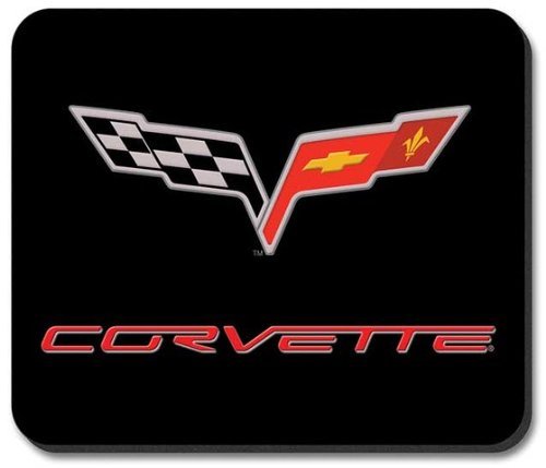 C6 Corvette Emblem Mouse Pad