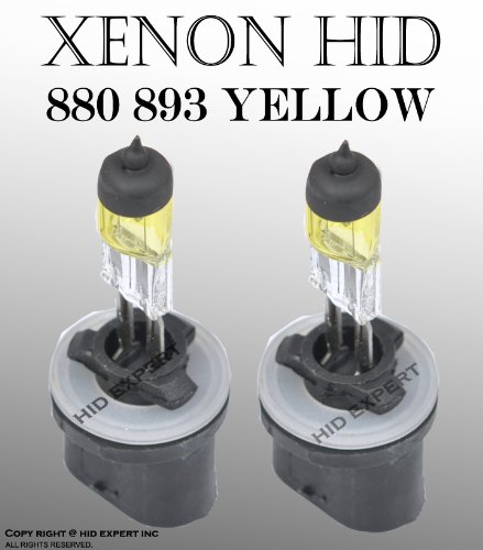 880 884 885 890 893 899 37.5W x2 pcs YELLOW Fog Light Xenon HID Replace Bulbs JDM