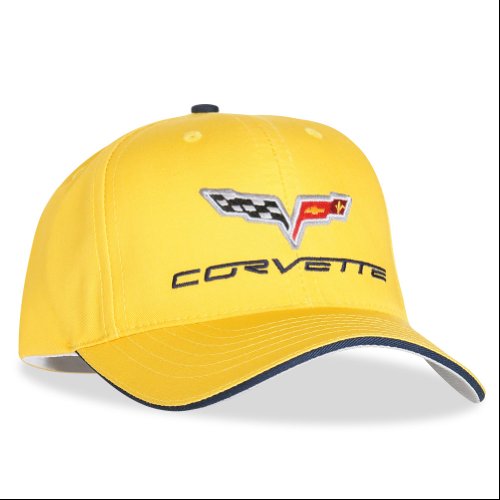 Corvette Hat - Exterior Color Matched with C6 Logo : C6 - Mill.Yellow Corvette Hat - Exterior Color Matched with C6 Logo : C6 - Mill.Yellow